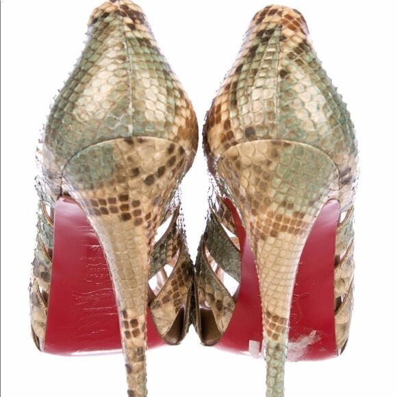 Christian Louboutin Snackskin Toe-Pumps   - Picture 4 of 5